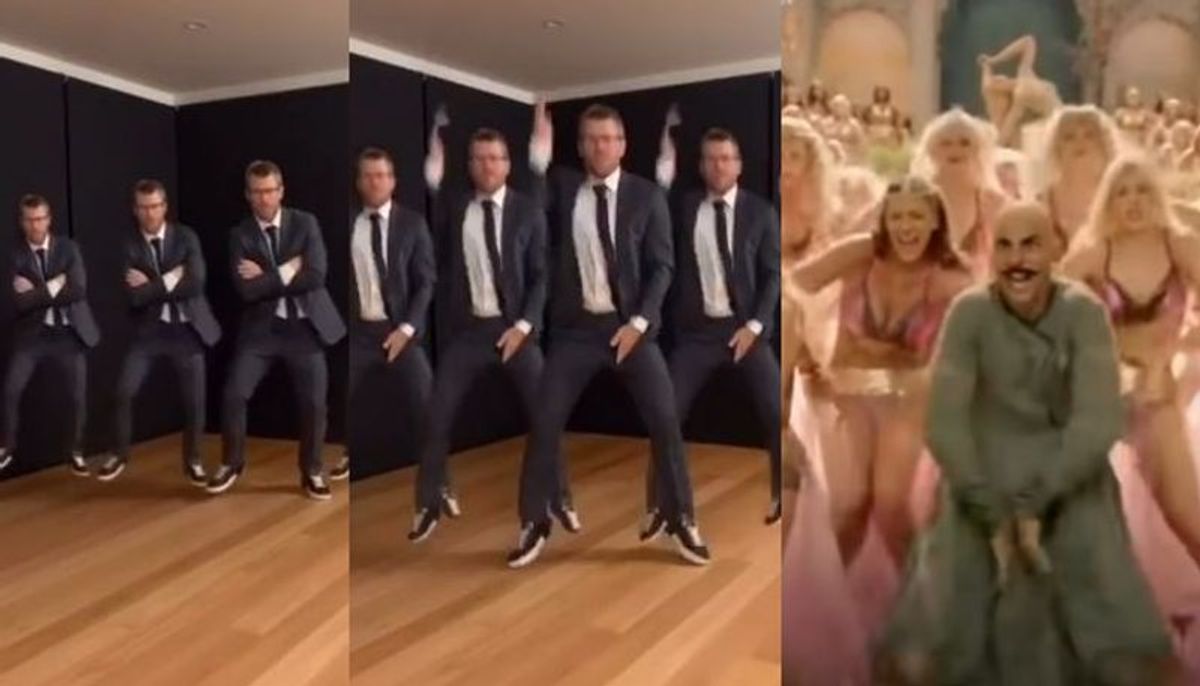 David Warner dancing to Akshay Kumar's Bala song