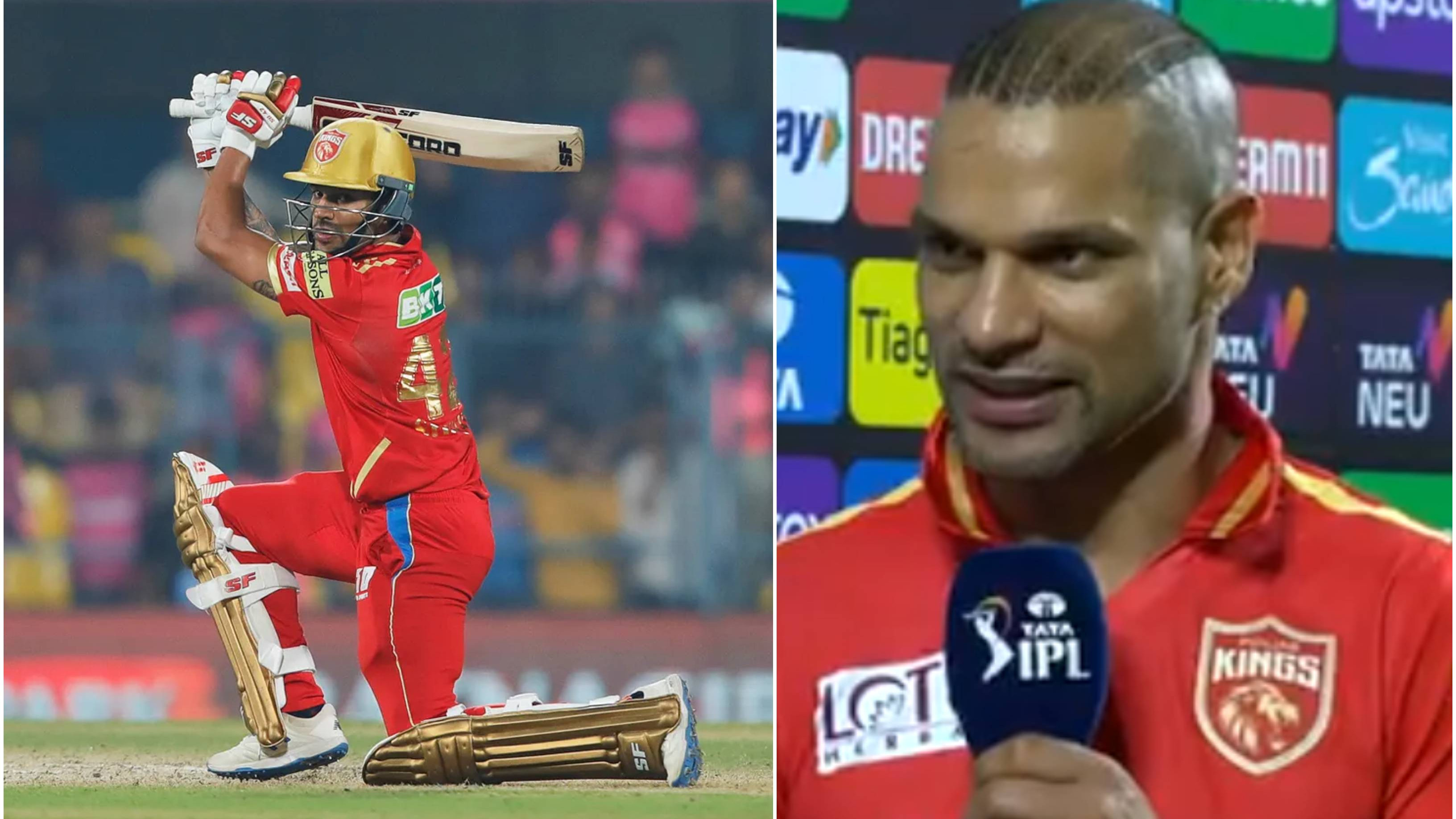 IPL 2023: “I'm doing my best to increase my strike rate,” says Shikhar Dhawan after match-winning 86* against RR