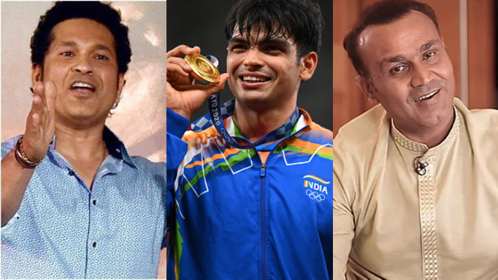 Indian cricket fraternity congratulates gold medalist Neeraj Chopra on making history