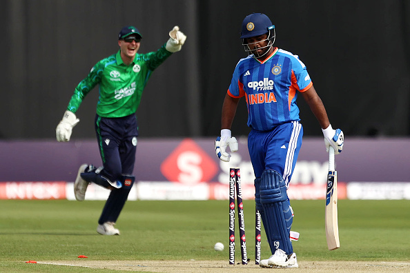 Sanju Samson made 5 and 0 in the two T20Is against Ireland | Getty