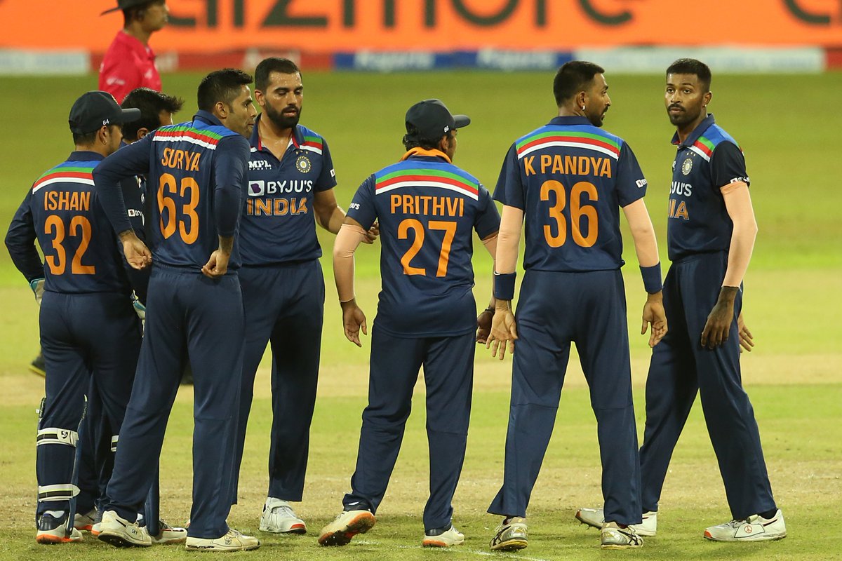 Team India won the first T20I against Sri Lanka by 38 runs | Twitter