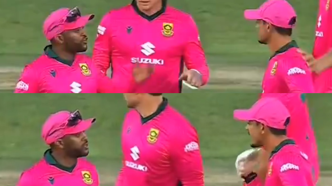 Temba Bavuma and Quinton de Kock engaged in F bomb laden argument | X