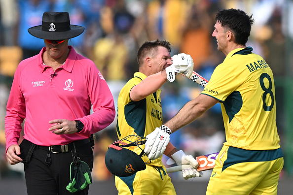 Mitch Marsh made 121 and added 259 runs with David Warner | Getty