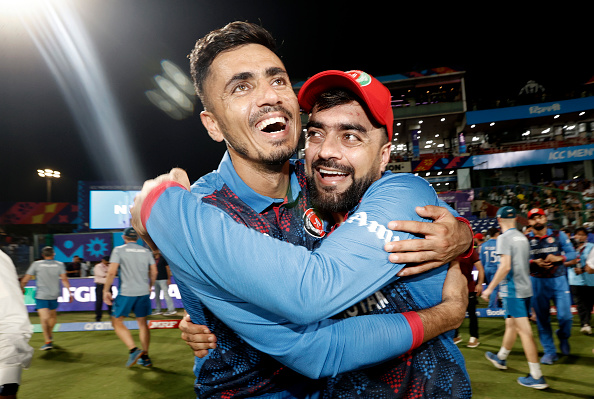 Rashid Khan and Mujeeb Ur Rahman ran through the English batting line-up | Getty