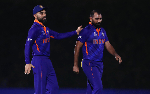 Mohammad Shami and Virat Kohli were targeted by nasty trolls after India lost to Pakistan | Getty