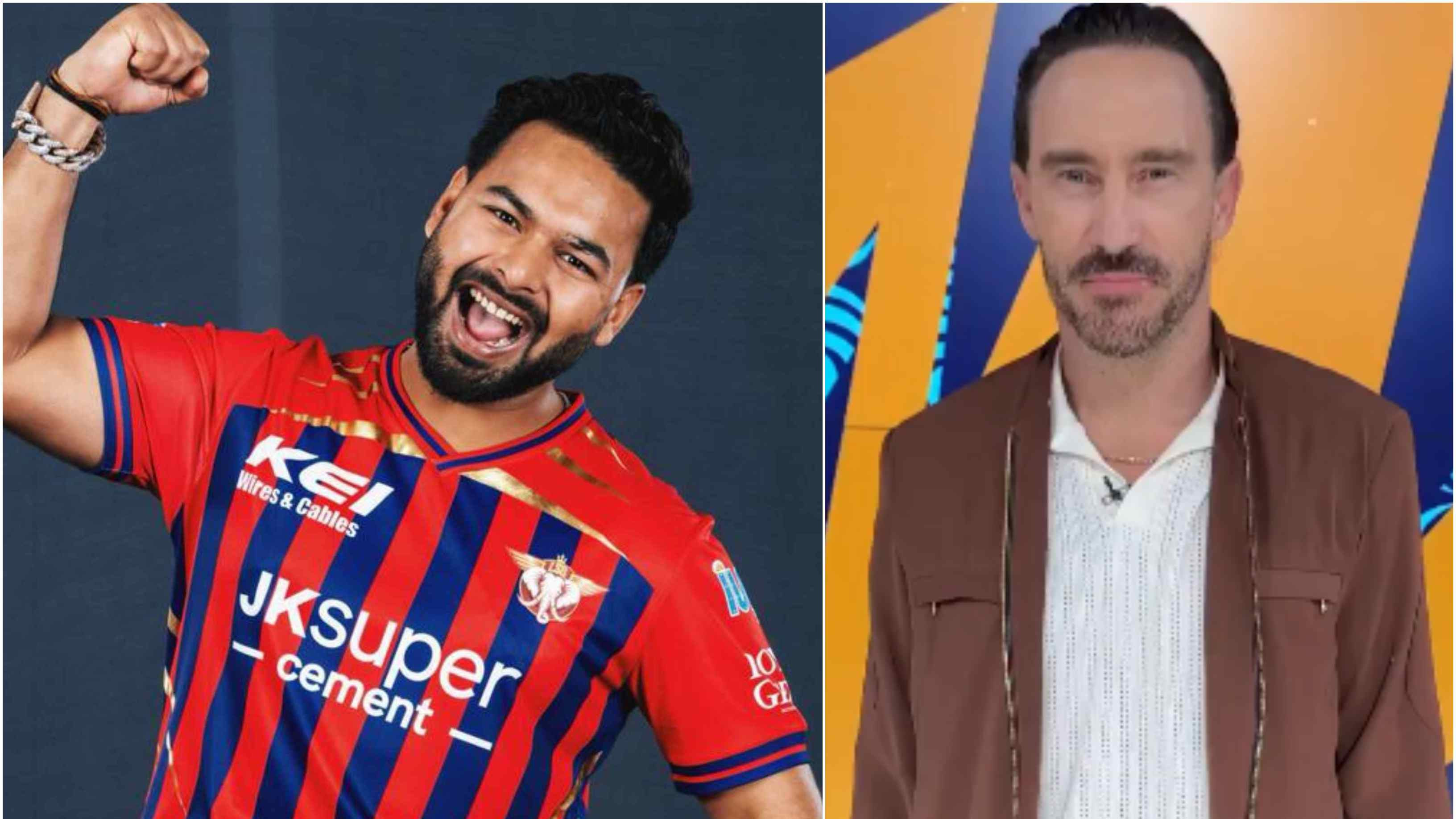 “If you look at his T20 numbers…,” Faf du Plessis questions Rishabh Pant’s intense demand in IPL auction