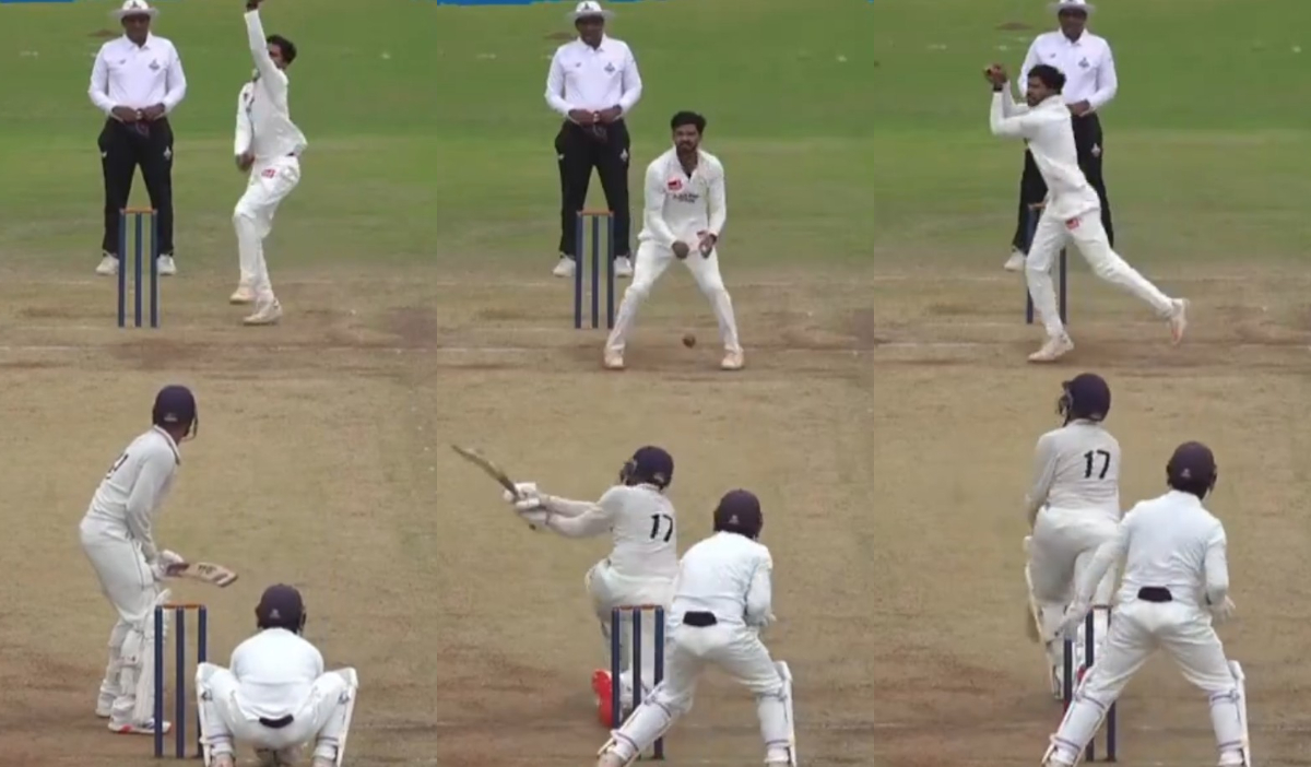 Ruturaj Gaikwad takes a wicket in Buchi Babu tournament | X