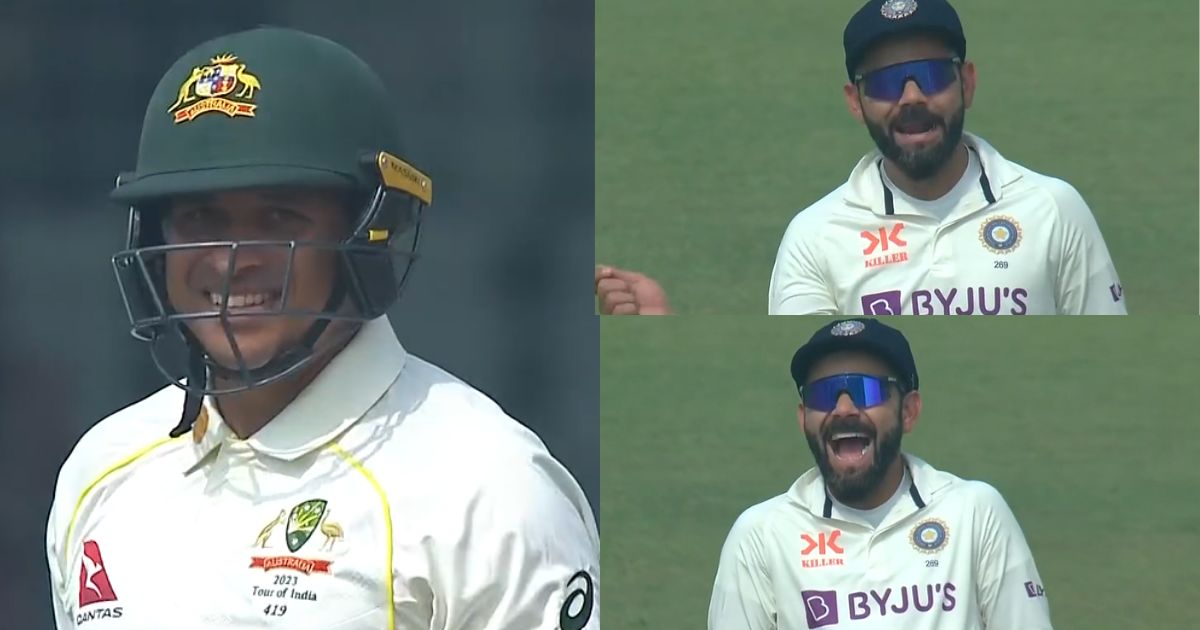 Kohli laughs after realizing that Khawaja understood Hindi and his instructions to Ashwin | Twitter