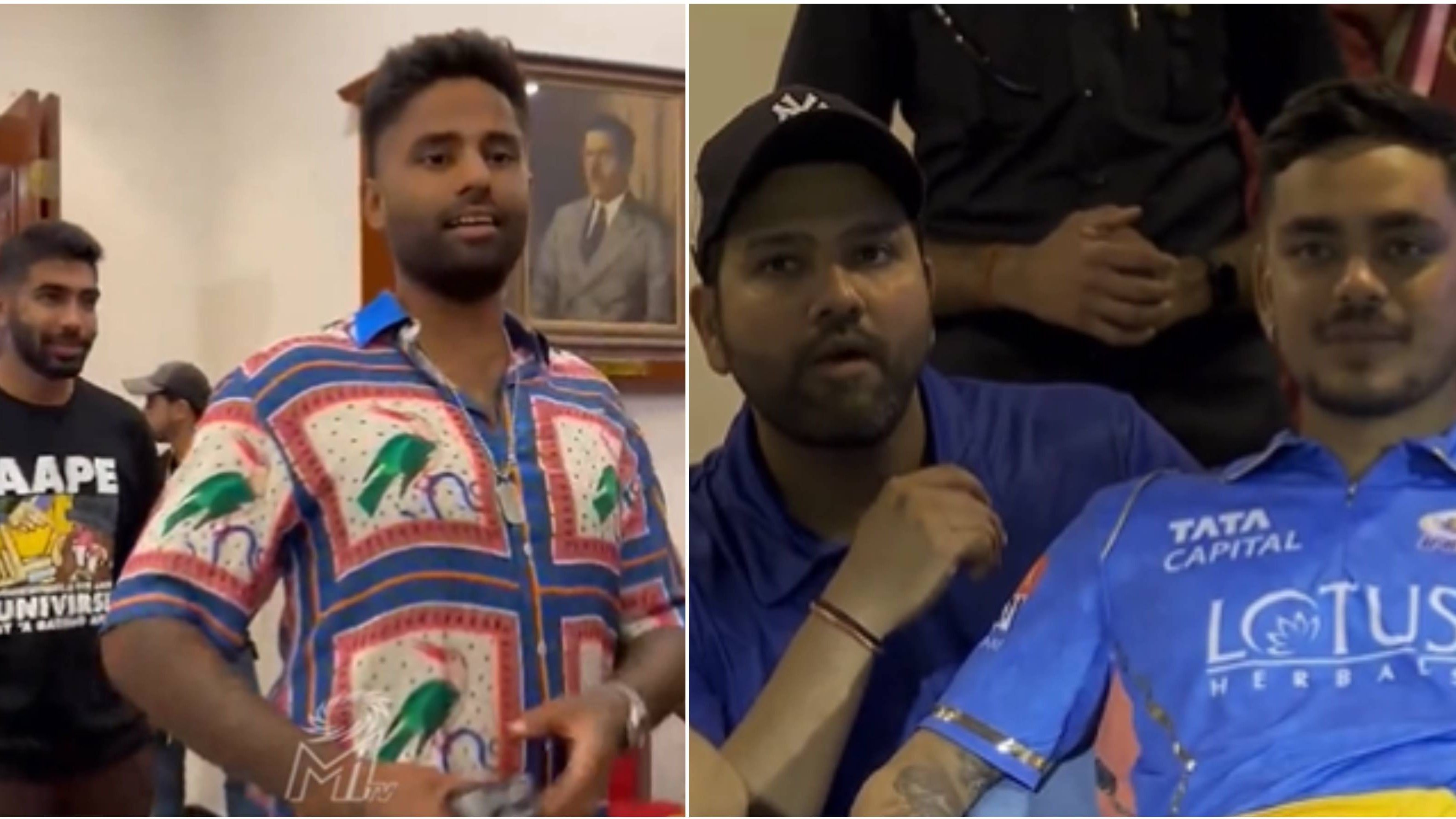 WPL 2023: WATCH – Rohit Sharma and his men attend WPL final to support MI Women’s team against Delhi Capitals 