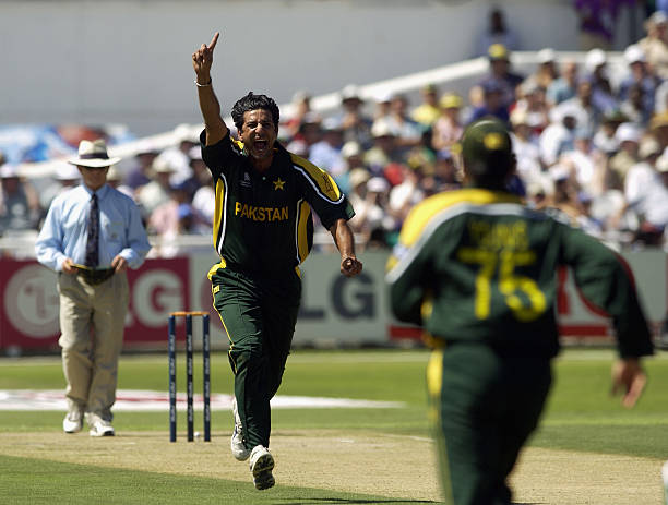 Wasim Akram took record 158 wickets as captain in ODI cricket. (photo - Getty) 