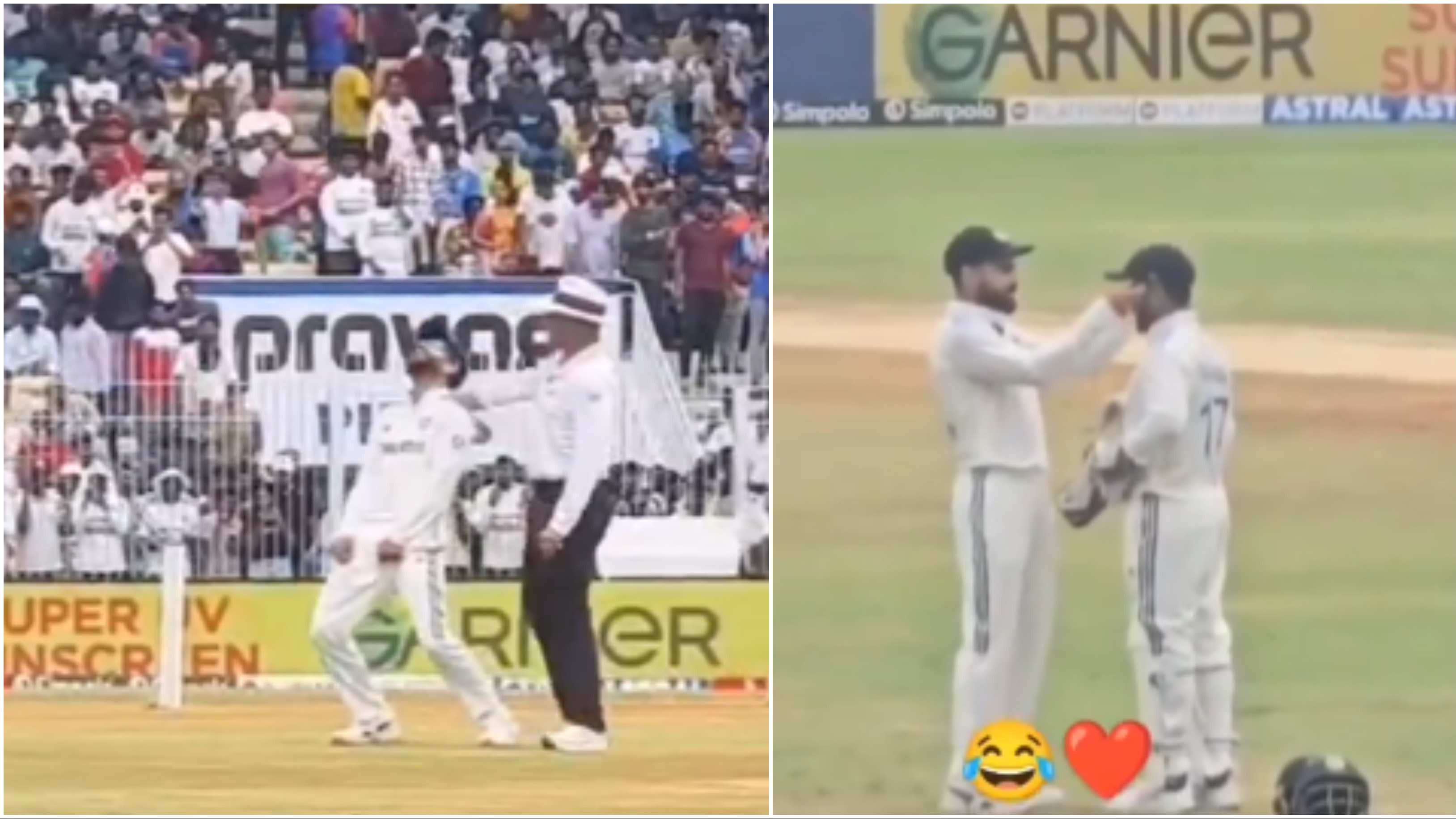 IND v BAN 2024: WATCH – Kohli shares a hilarious moment with umpire Kettleborough at Chepauk; exchanges sunglasses with Pant