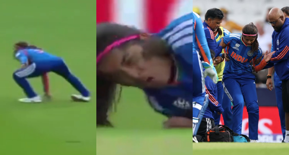 Shreyanka Patil's ankle injury | X/Getty