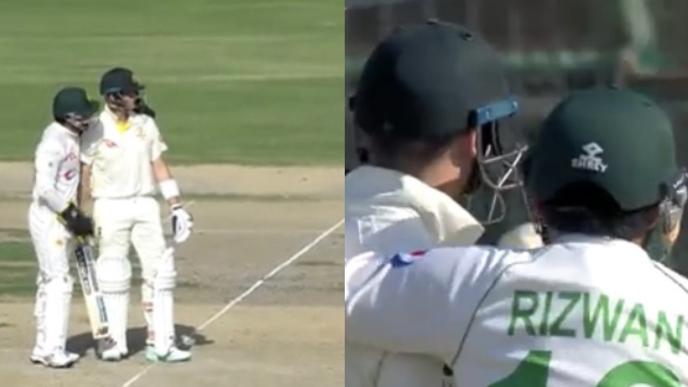 PAK v AUS 2022: WATCH - Mohammad Rizwan hilariously asks Steve Smith for a DRS suggestion against him 