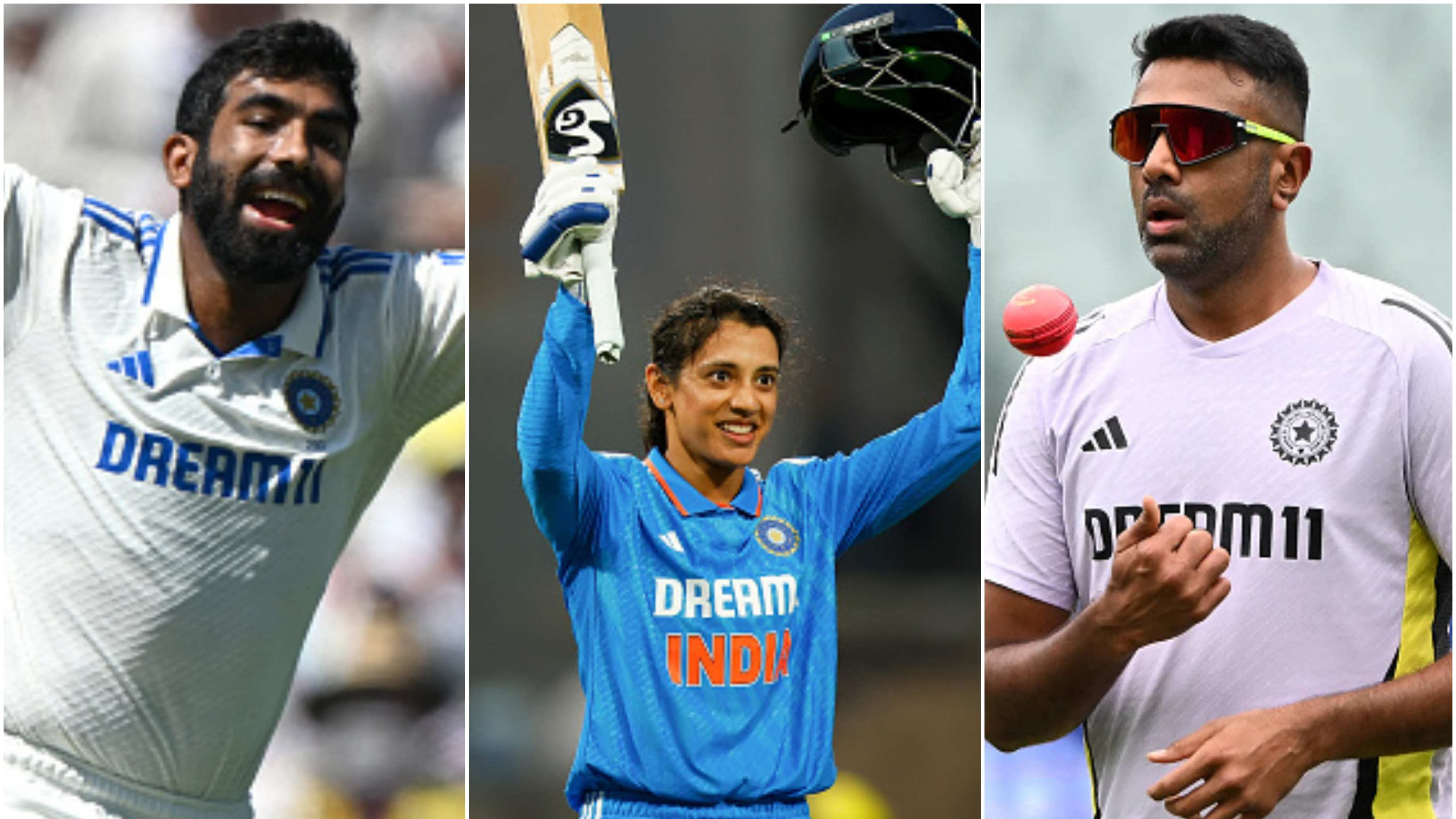 Bumrah, Mandhana set to be honoured as BCCI’s best international cricketers; Ashwin to be conferred with a special award