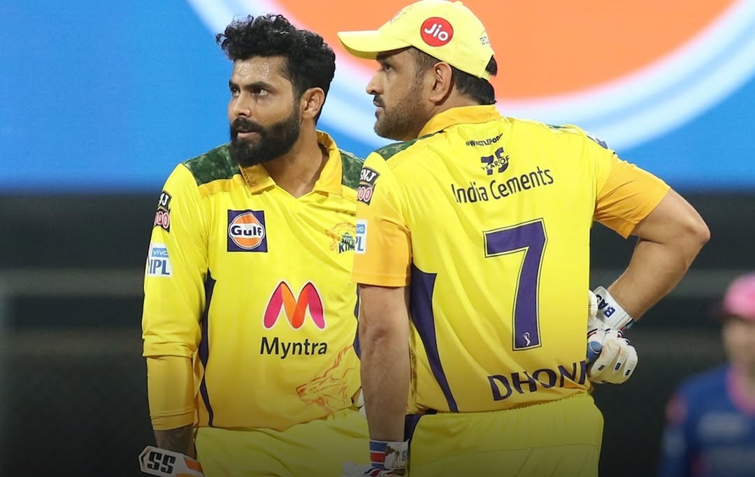 Ravindra Jadeja and MS Dhoni | BCCI-IPL
