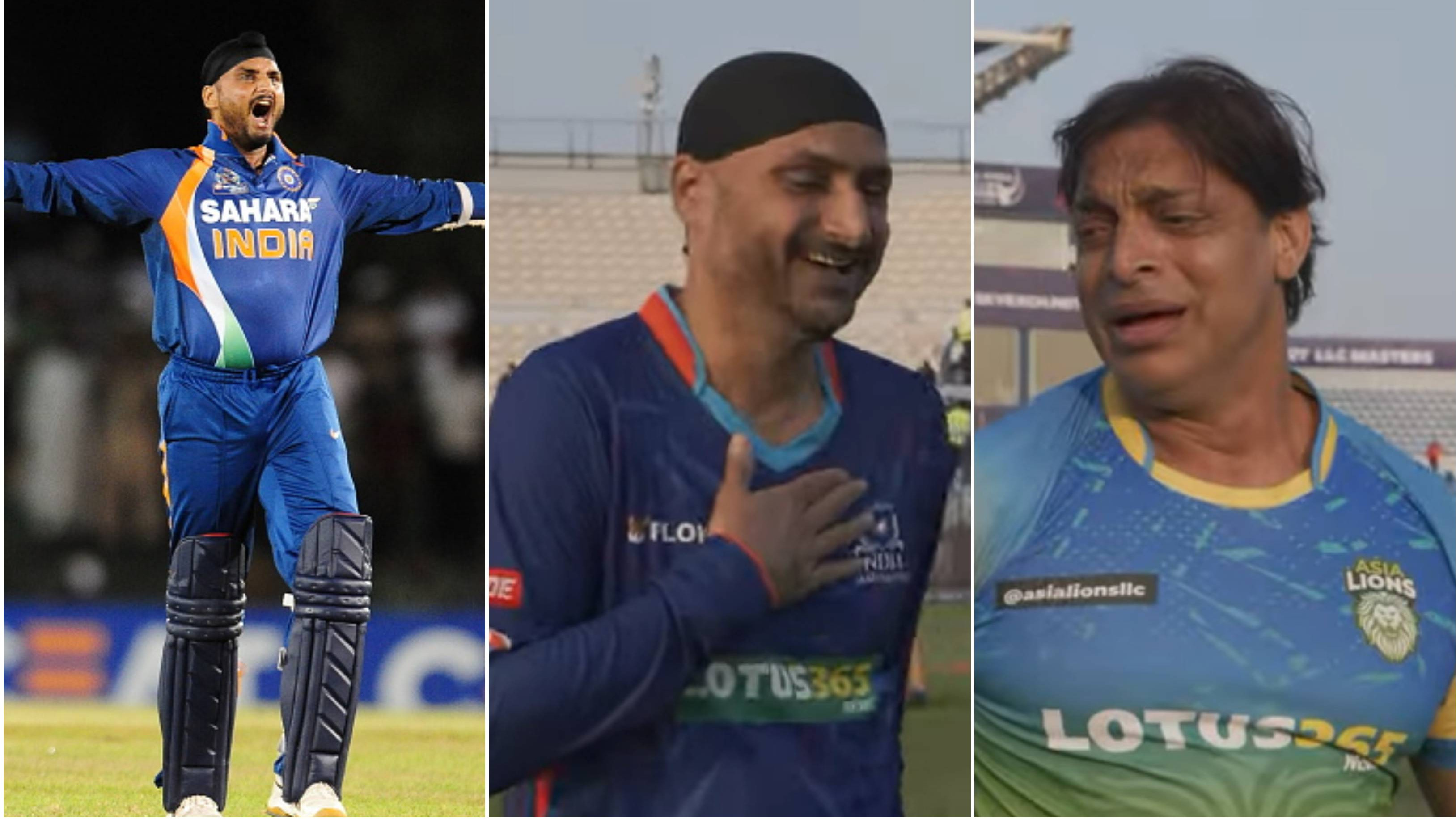 WATCH: “Should I tell everyone what you said?” Harbhajan reminds Akhtar of his six during 2010 Asia Cup match