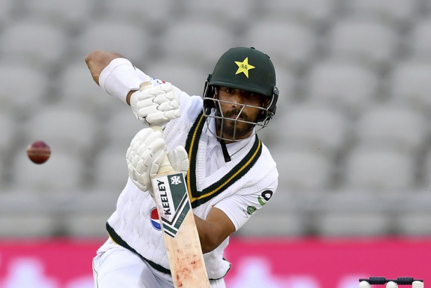 Shan Masood scored 156 in Pakistan's first innings total of 326 | AP