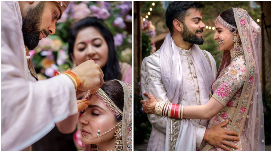 Virat Kohli and Anushka Sharma celebrate their first marriage anniversary