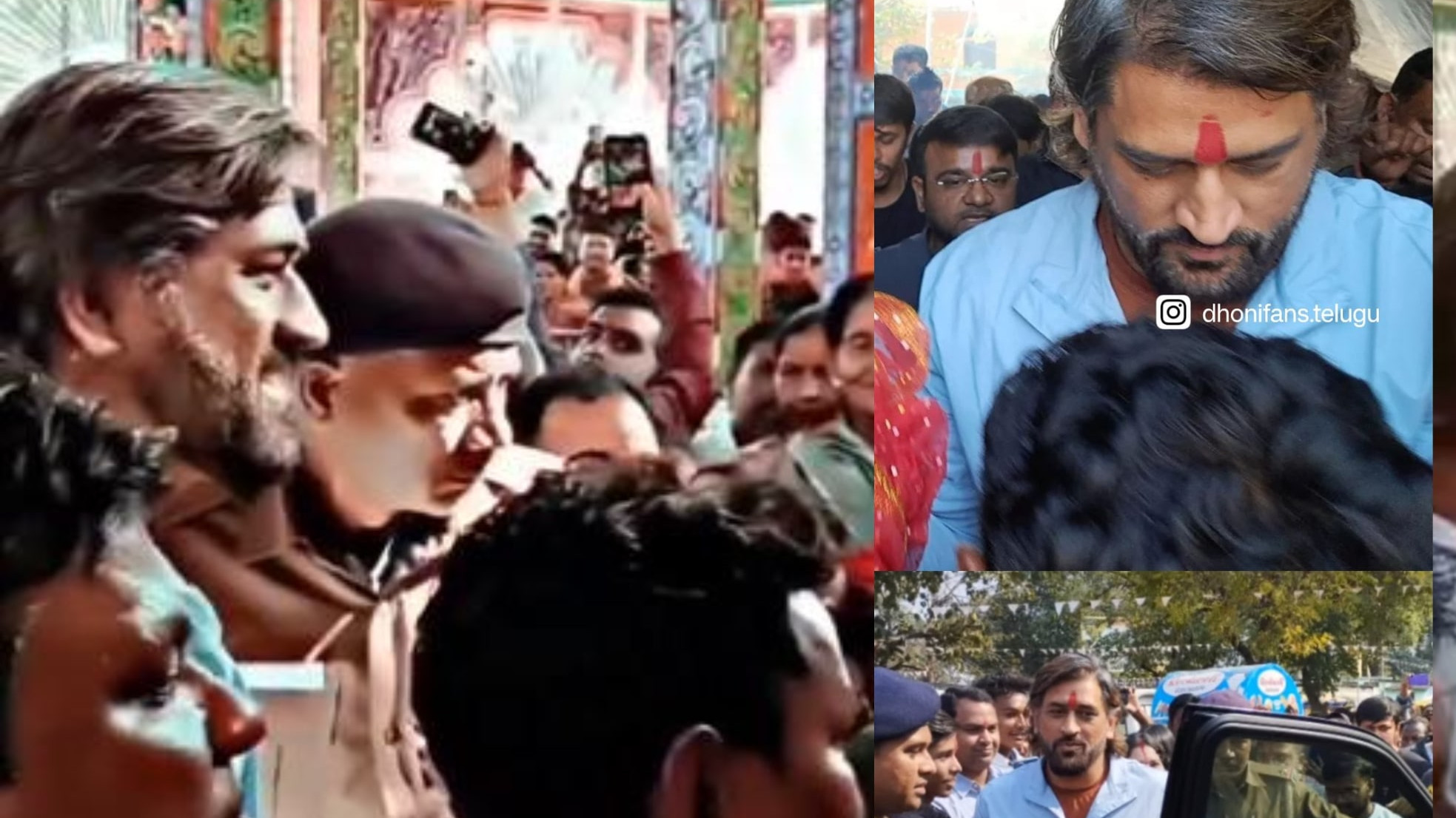 WATCH- MS Dhoni visits Deori Maa mandir for blessings ahead of IPL 2024