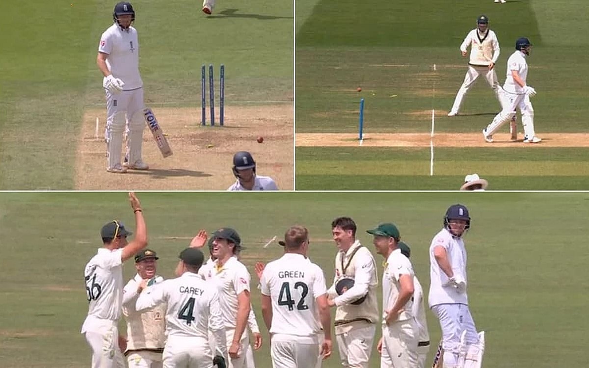 Jonny Bairstow gets stumped by Carey| Twitter