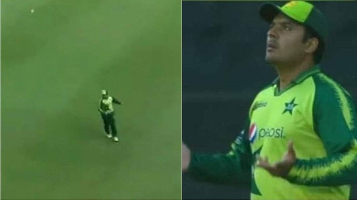 SA v PAK 2021: WATCH- Sharjeel Khan messes up an easy catch attempt