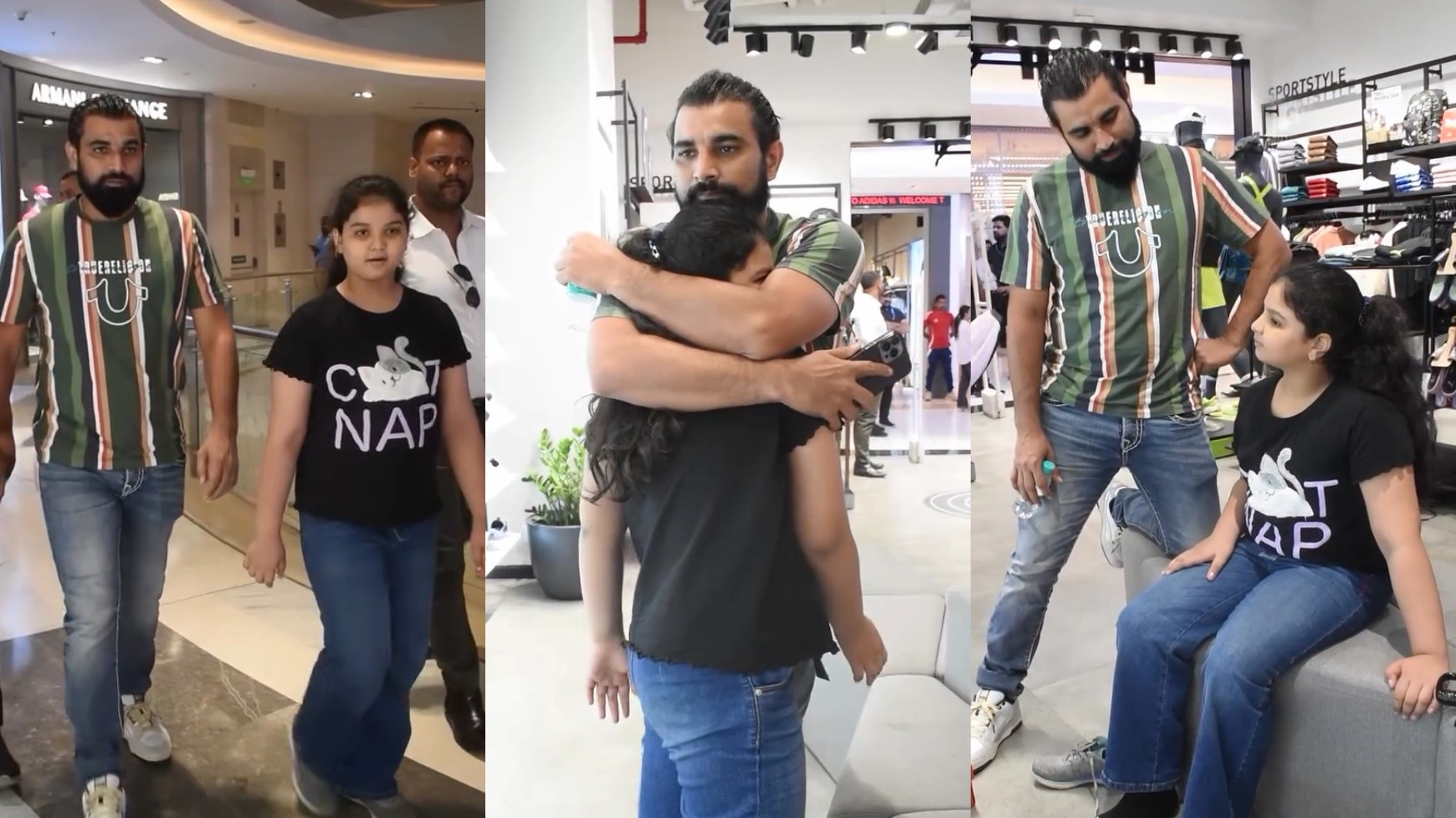 WATCH- Mohammad Shami meets his daughter Aaira after a long time; shares emotional post