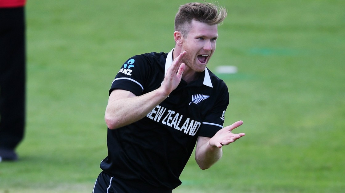 Jimmy Neesham shows his funny side after a fan makes fun of his 