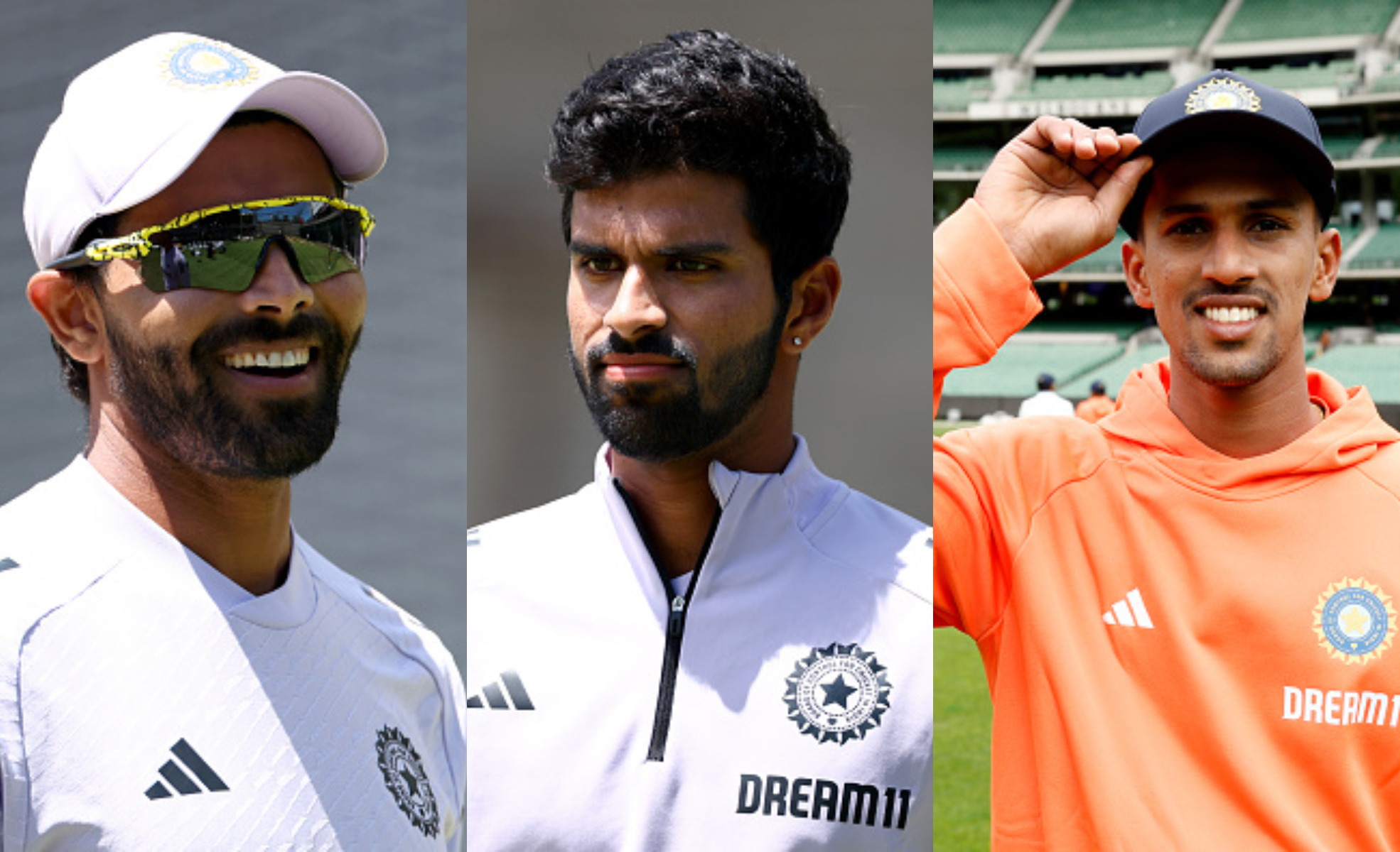 Jadeja, Sundar and Tanush Kotian, India's spin options | Getty