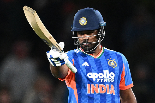 Sanju Samson slammed 67 runs with 8 fours and 4 sixes | Getty