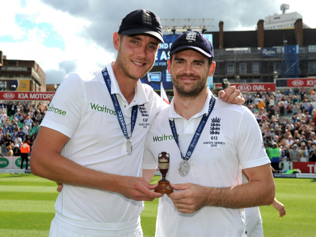 Stuart Broad and James Anderson were named in ICC Test team of the decade