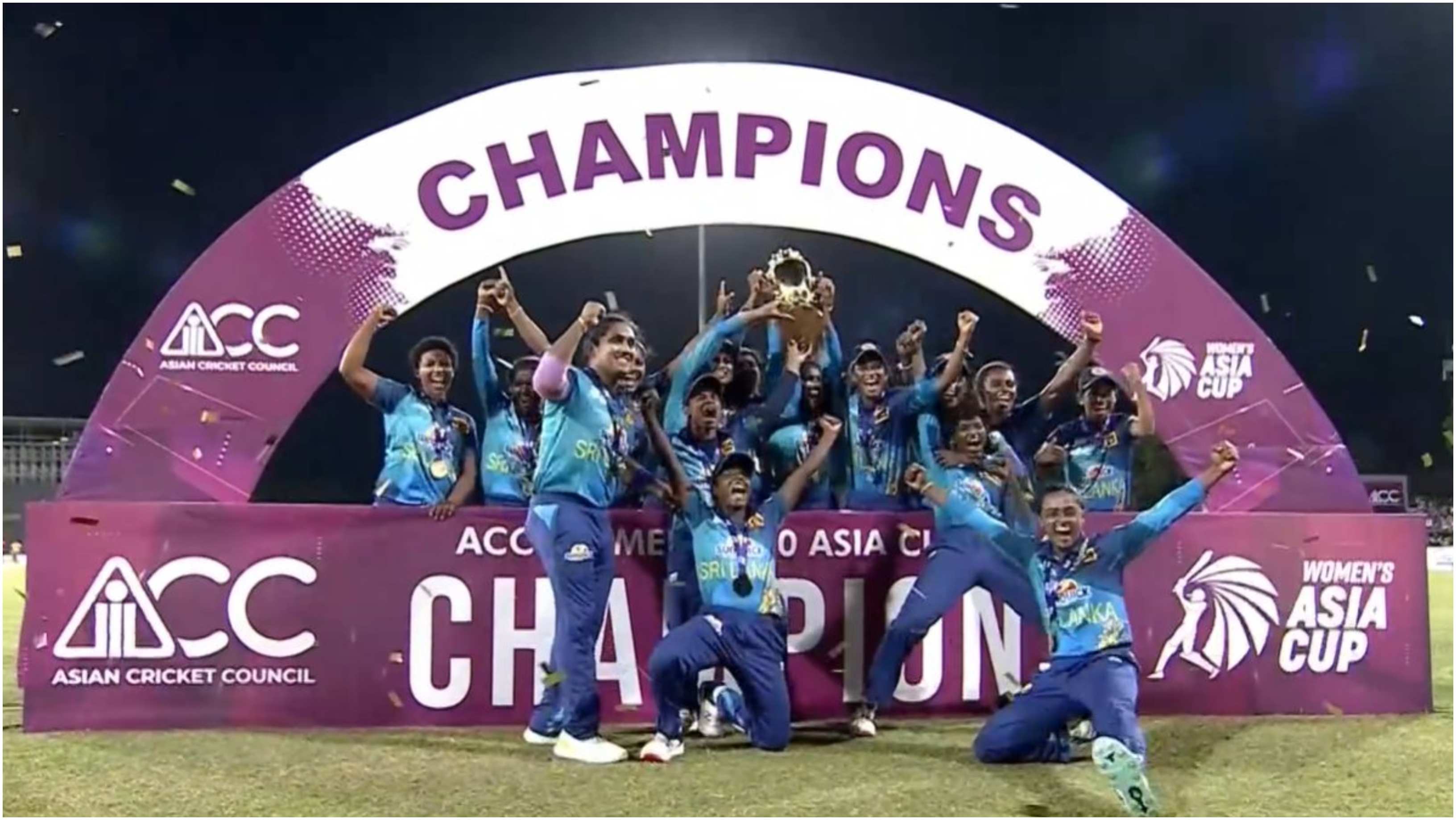 Sri Lanka women's team lifted the Asia Cup for the first time | ACC