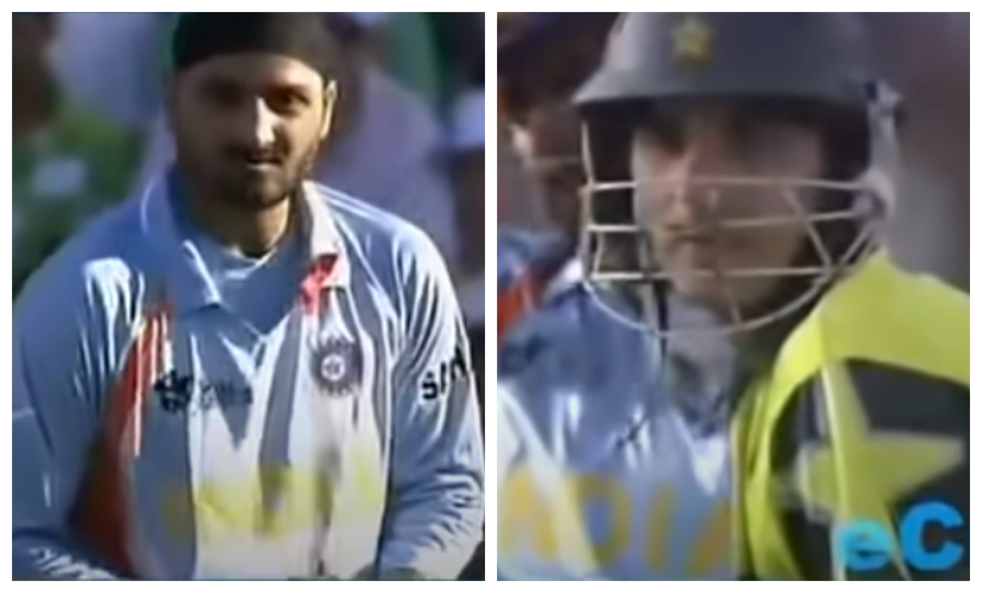 Harbhajan Singh bowling to Misbah-ul-Haq in the 17th over of T20 World Cup final 2007 | Screengrab