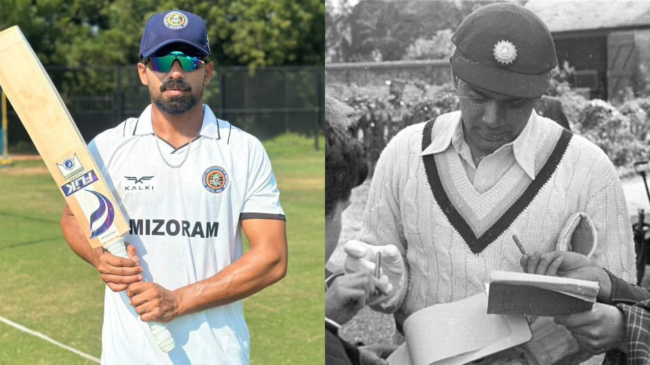 Chinmay Suthar and BB Nimbalkar, the only two Indians to score 400 in FC cricket | X/ Getty