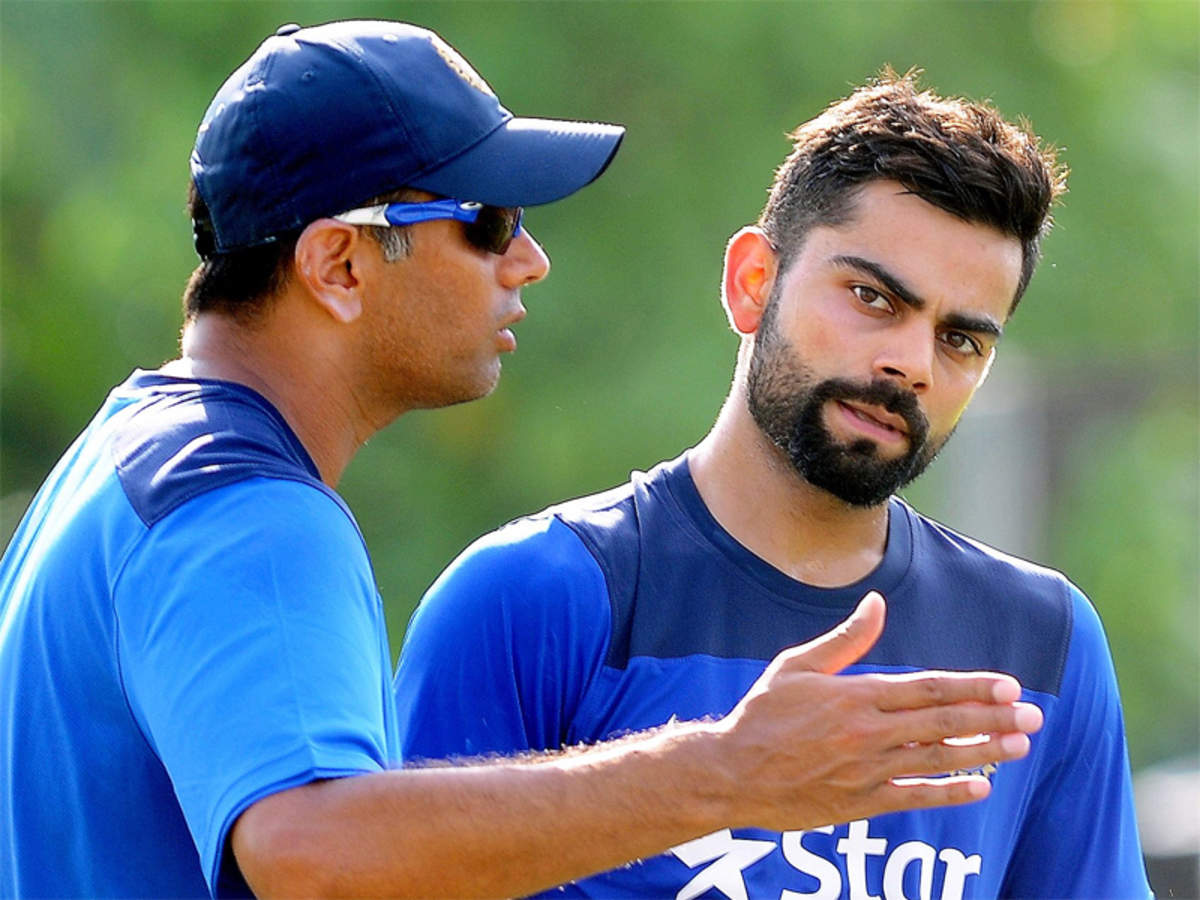 Virat Kohli and Rahul Dravid | Twitter