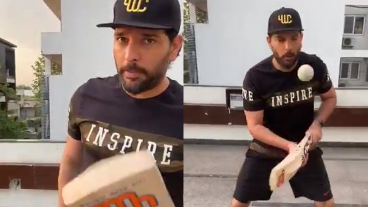 Yuvraj Singh started the 'Keep it up' challenge