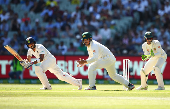 Aaron Finch, Tim Paine, and Virat Kohli | GETTY