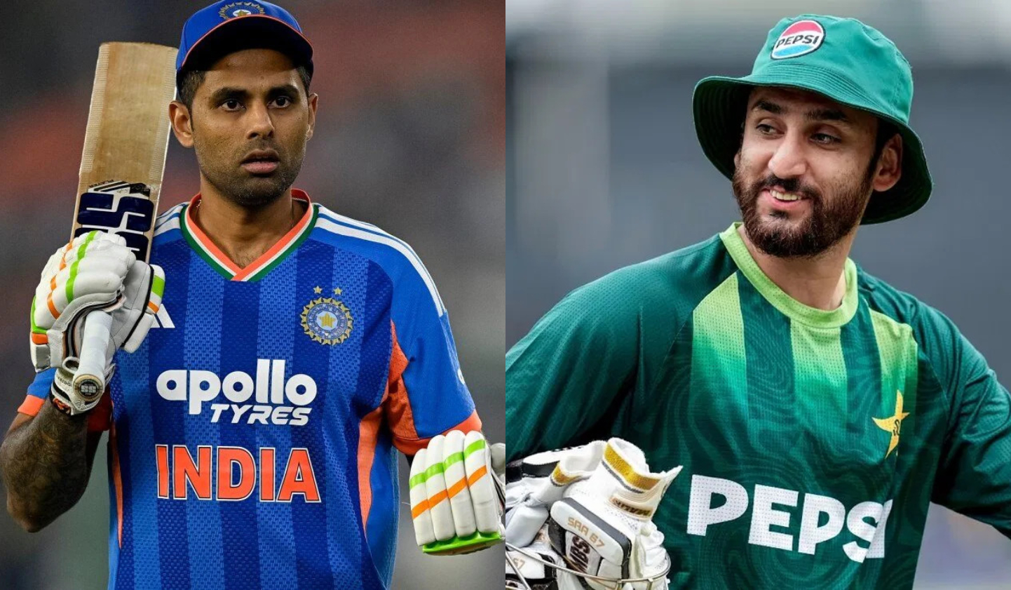 India captain Suryakumar Yadav and Pakistan captain Salman Ali Agha | Getty