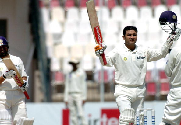 Sehwag was the first Indian to score a Test triple hundred | Getty