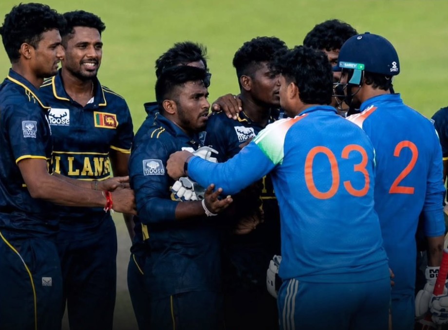 Vaibhav got into a physical altercation with a SL A player | X