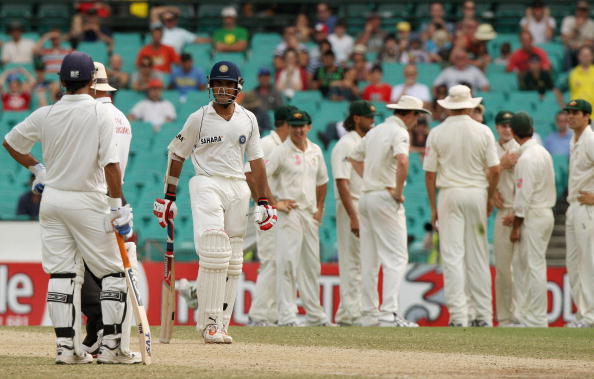 Sourav Ganguly was wrongly given catch out | GETTY