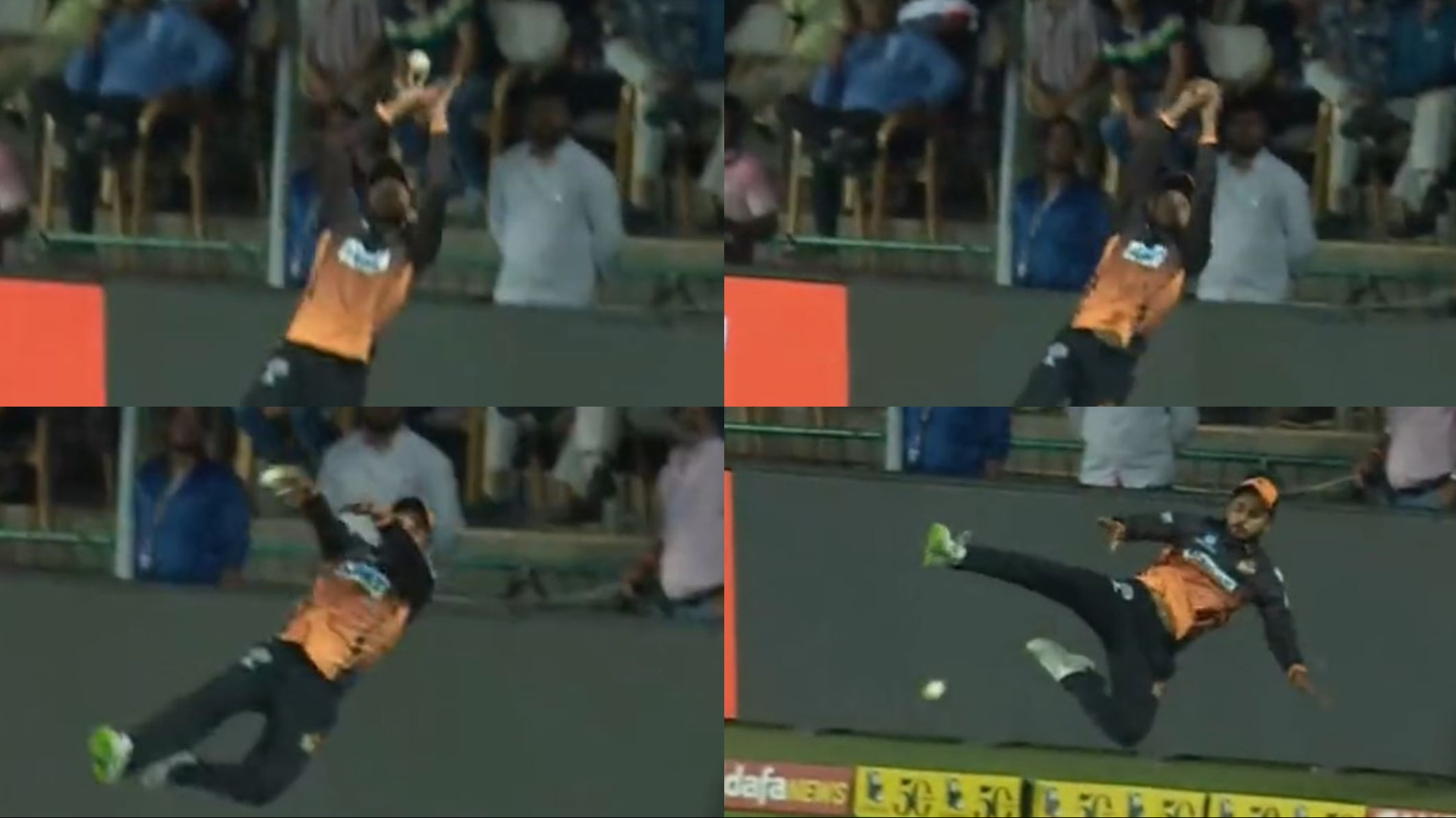 WATCH- Manish Pandey’s outstanding effort to save a six helps his team win Maharaja Trophy