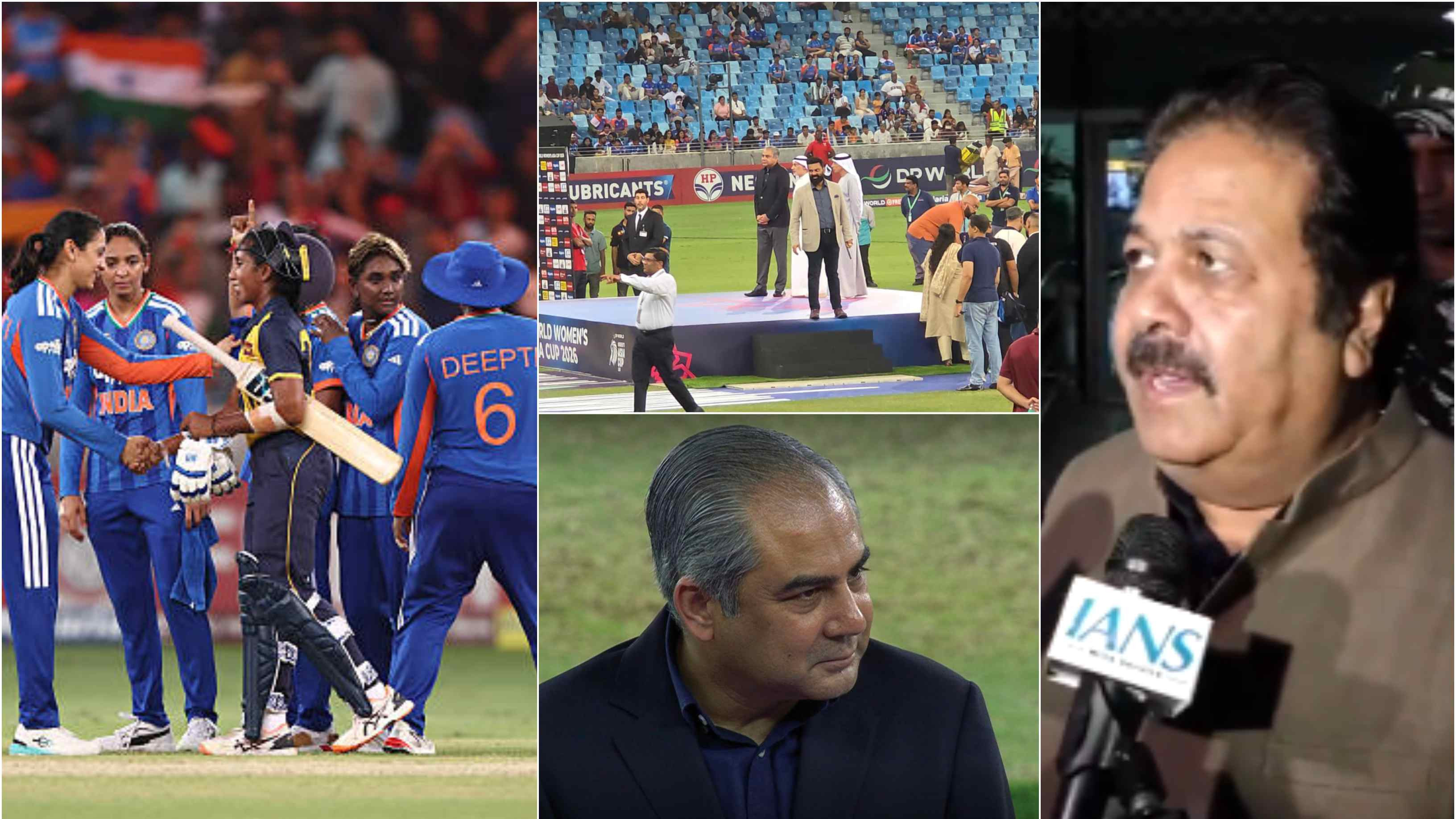Rajeev Shukla confirms Mohsin Naqvi didn’t protest BCCI’s ‘collective decision’ to refuse Women's Asia Cup trophy from him