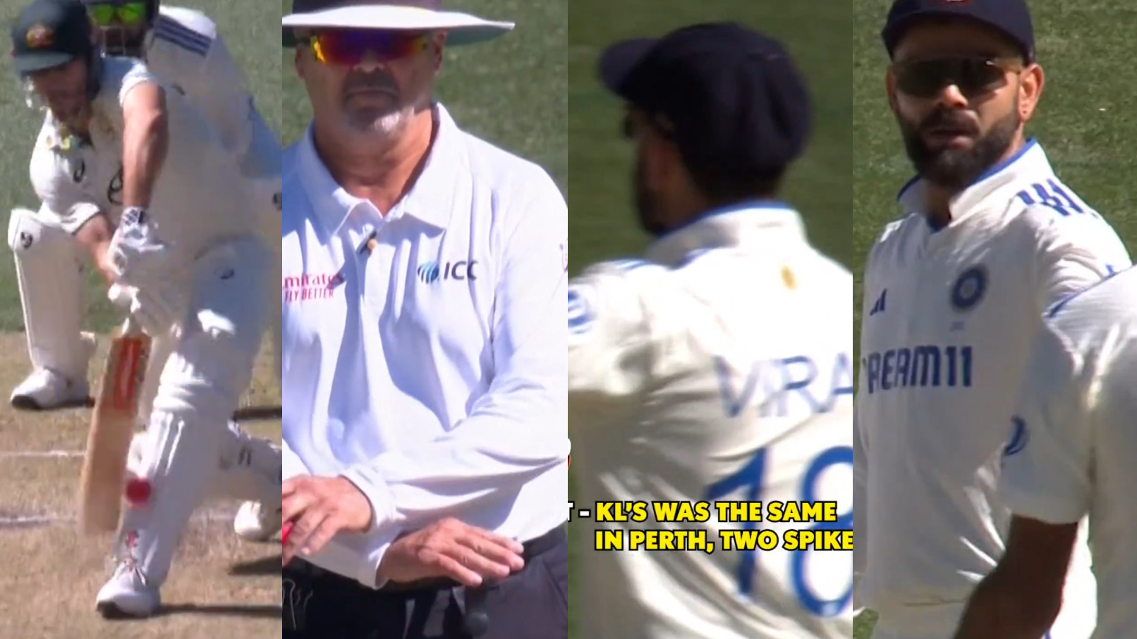 BGT 2024: WATCH- 'KL Rahul's was the same in Perth'- Virat Kohli tells umpire after Mitchell Marsh DRS controversy