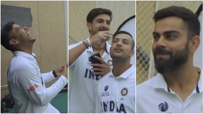 WTC 2021 Final: WATCH - Hilarious 'behind the scenes' of India and New Zealand's photoshoot 