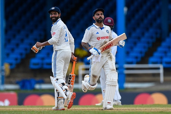 Ravindra Jadeja and Virat Kohli | Getty Images