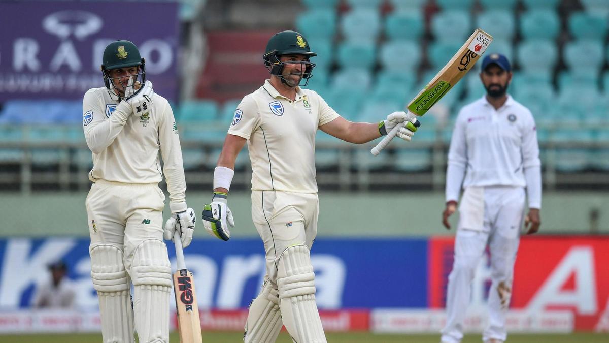 Onus will be on Vizag Test centurions Dean Elgar and Quinton de Kock to do well in Pune | AFP