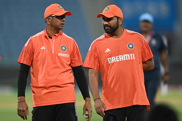 Rahul Dravid and Rohit Sharma | Getty