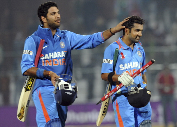 Yuvraj Singh and Gautam Gambhir | Getty