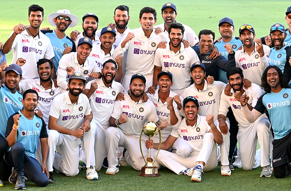 Team India won the Border-Gavaskar Trophy | Getty 