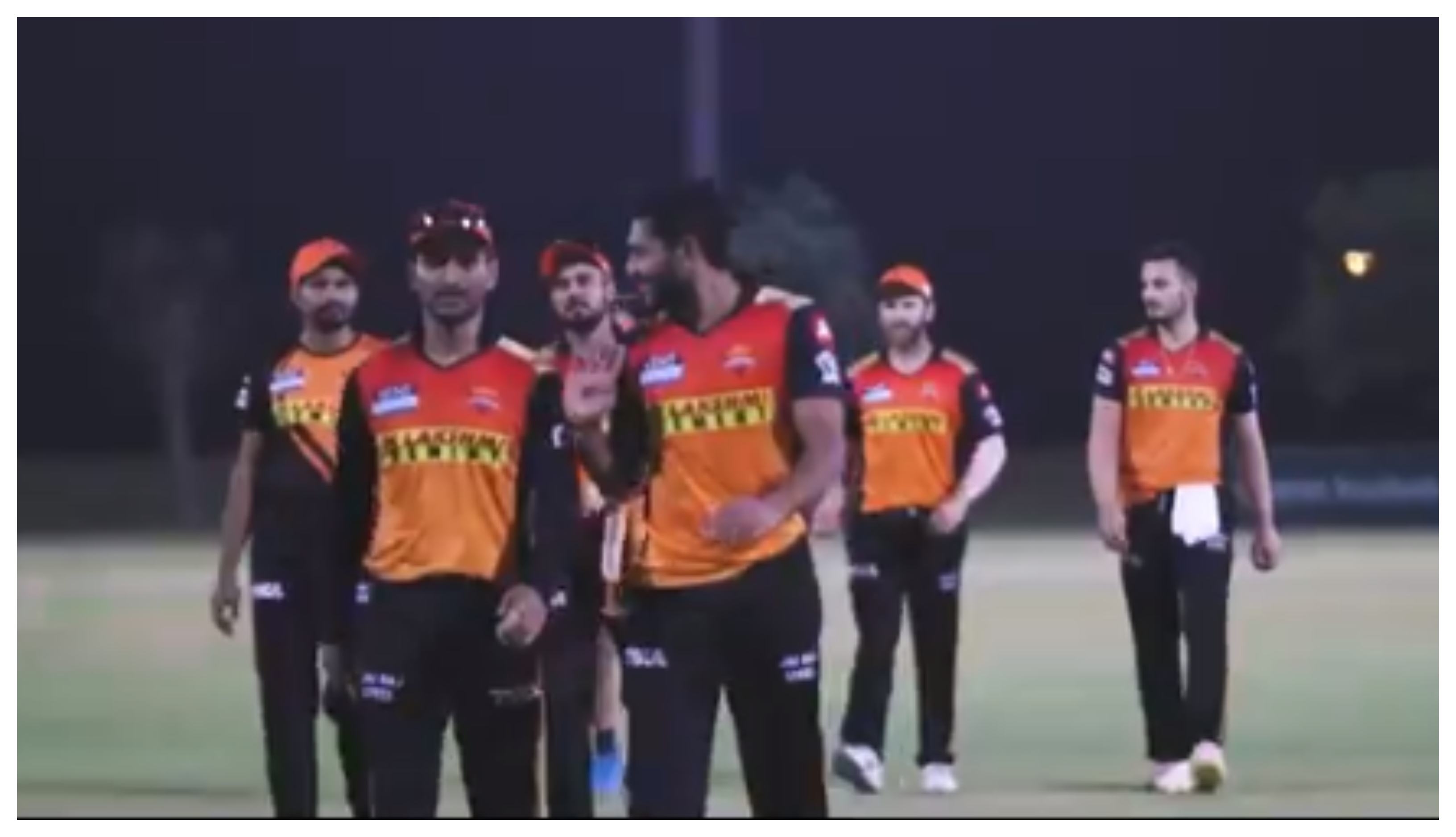SRH played an intra-squad practice match ahead of IPL 2021 | SRH/Twitter